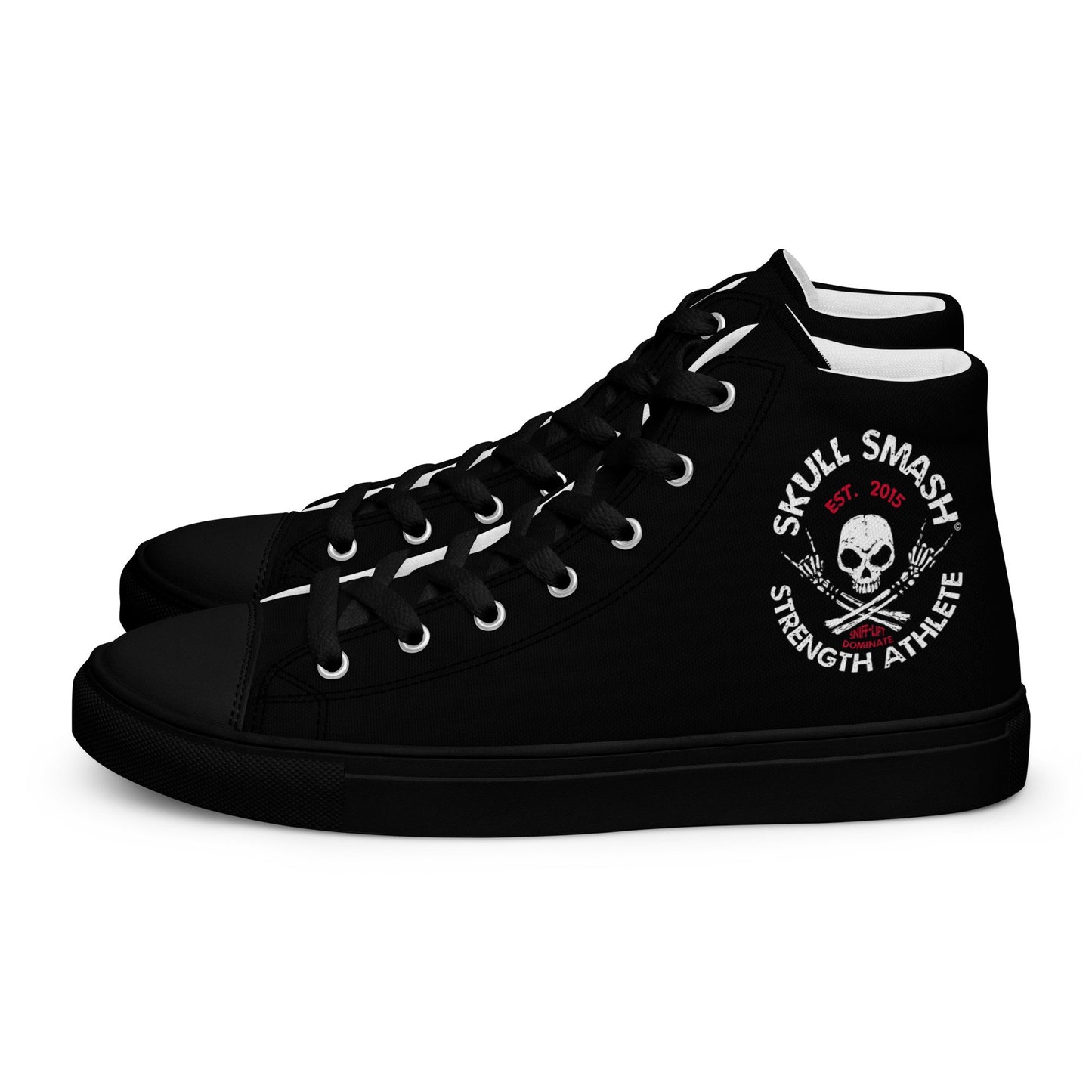 Men’s high top canvas shoes