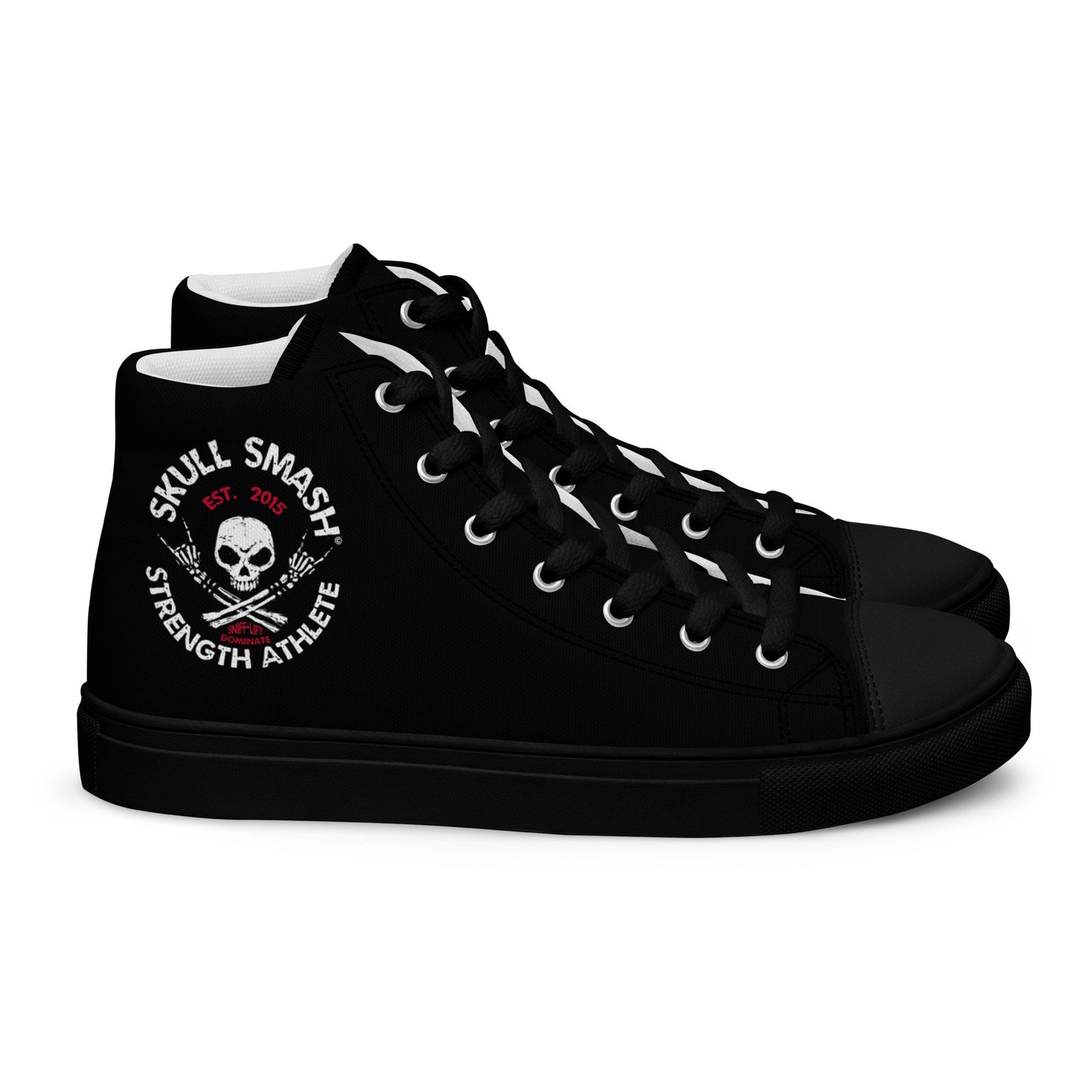 Men’s high top canvas shoes