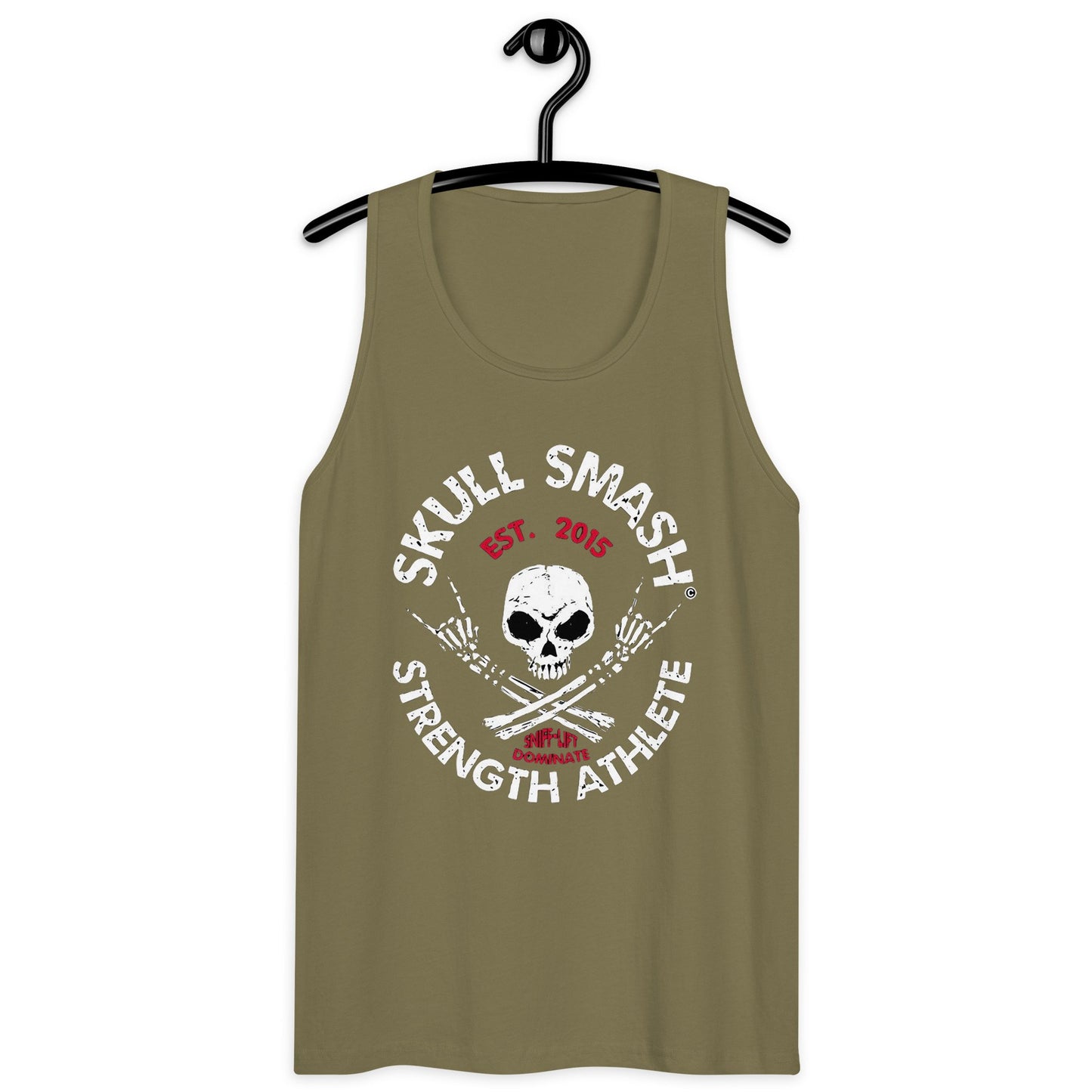 Skull Smash Athlete Tank Top